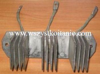 Dioda prostownicza potr�jna z radiatorem, diody radiator radiatory