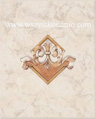 Dekor �cienny Koral 11; 20 x 25, Domino, p�ytki, glazura, kafelki, Tub�dzin, seria San Remo