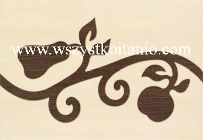 Dekor �cienny Flare Fuscello 1; 25 x 36, Domino, p�ytki, glazura, kafelki, Tub�dzin