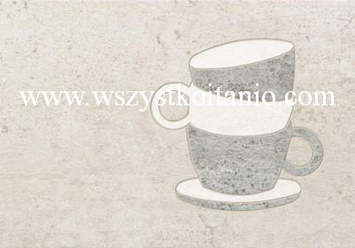 Dekor Gris Cup 25 x 36, Domino, p�ytki, glazura, kafelki, Tub�dzin