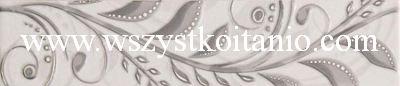 Listwa Oriano grafit 1; 7,4 x 36, Domino, p�ytki, glazura, kafelki, p�ytka, Tub�dzin