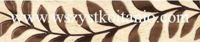 Listwa �cienna Toscana 2; 7,4 x 36, Domino, p�ytka, p�ytki, kafelki, glazura, flizy, Tub�dzin