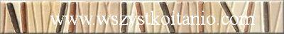 Listwa Organic ��ta Geo 3 x 25, Opoczno, p�ytka, p�ytki, kafelki, glazura, flizy