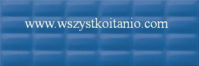 P�ytka �cienna Blue Glossy Pillow Structure 25 x 75, Opoczno, p�ytki, kafelki, glazura, OP685-002-1, seria Pret a Porter