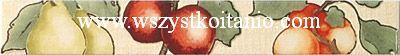 Listwa Fruktis 1; 3,3 x 25, Domino, p�ytki, glazura, kafelki, Tub�dzin, seria Nostalgia