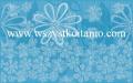 Dekor �cienny Euforia blue Inserto Flower 3; 25 x 40, Cersanit, p�ytki, kafelki, p�ytka, dekory, Euforia niebieska Inserto Kwiatek 3