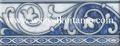 Listwa �cienna Florencja azul 9,8 x 25, Kwadro, glazura, kafelki, p�ytka, p�ytki, Parady�