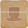 Dekor Real Stone be� Tea 4 Centro 10,9 x 10,9; Opoczno, p�ytki, p�ytka, dekory, kafelki 