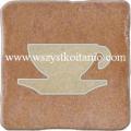Dekor Real Stone karmin Tea 3 Centro 10,9 x 10,9; Opoczno, p�ytki, p�ytka, dekory, kafelki 